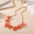 Collier fleurs