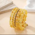 Bracelet perles spirale