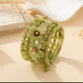 Bracelet perles spirale